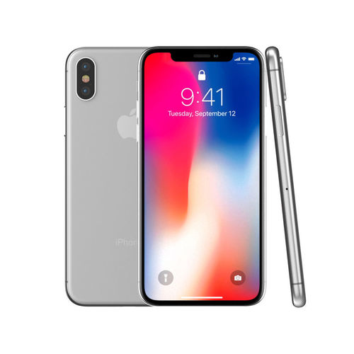 iPHONE X silver samsung galaxy note 3D model