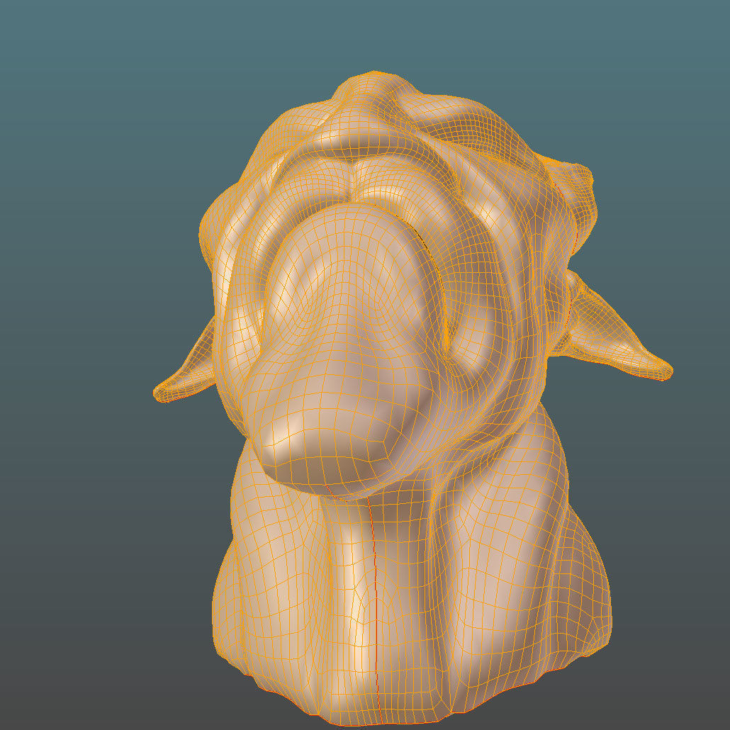 Satyr demonhead 3D model_13