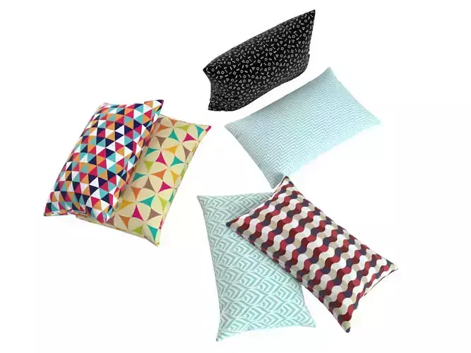 Pillow multi color 