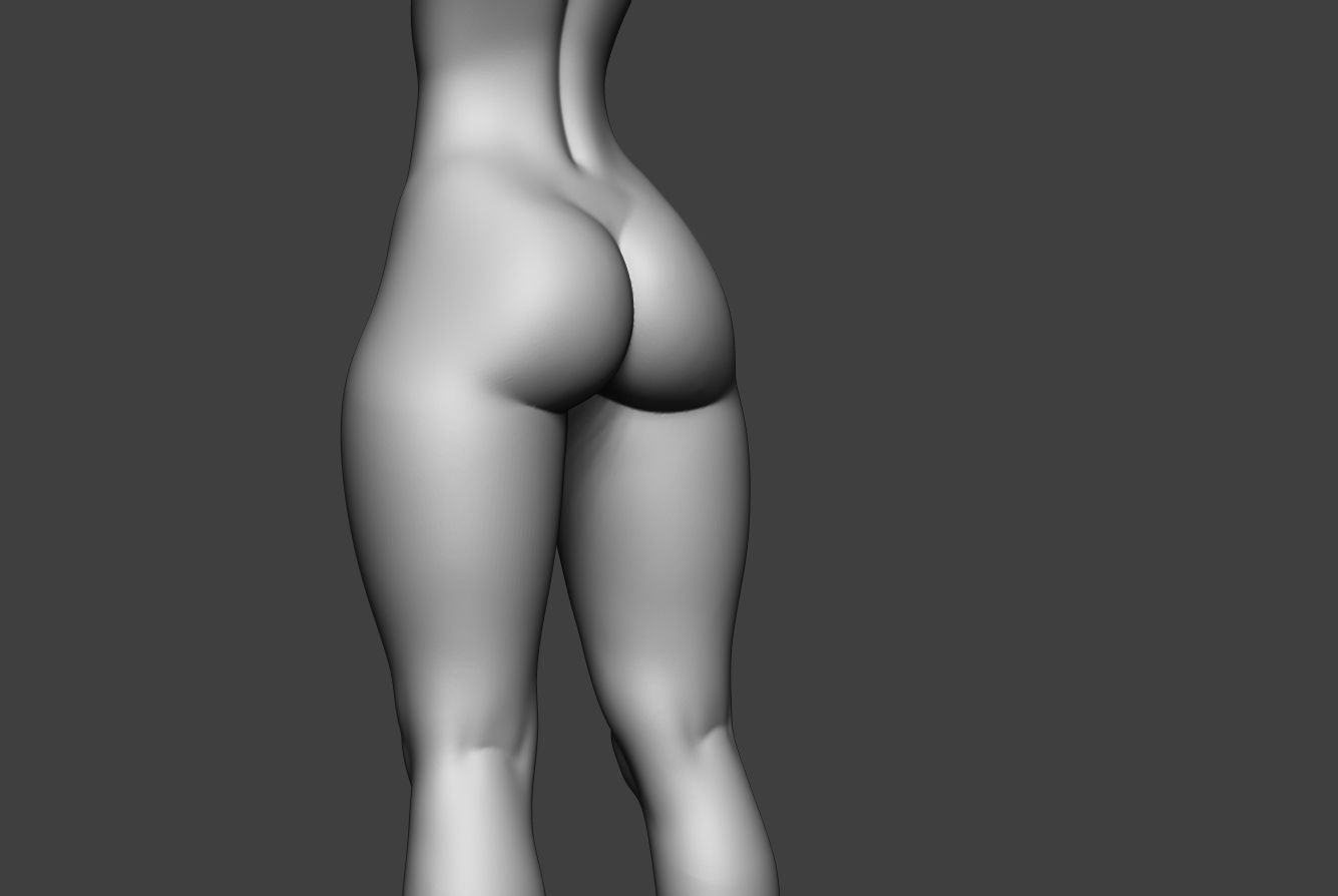 Female Body Basemesh 5 3D model_8