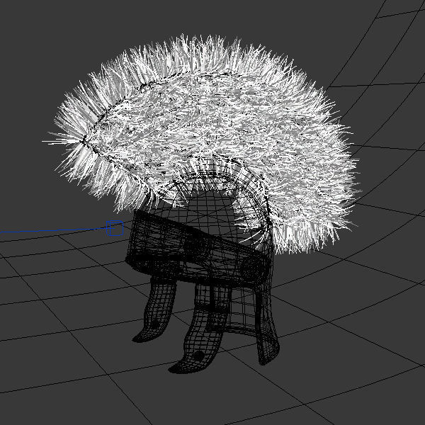 Roman helmet cartoon 3D model_4