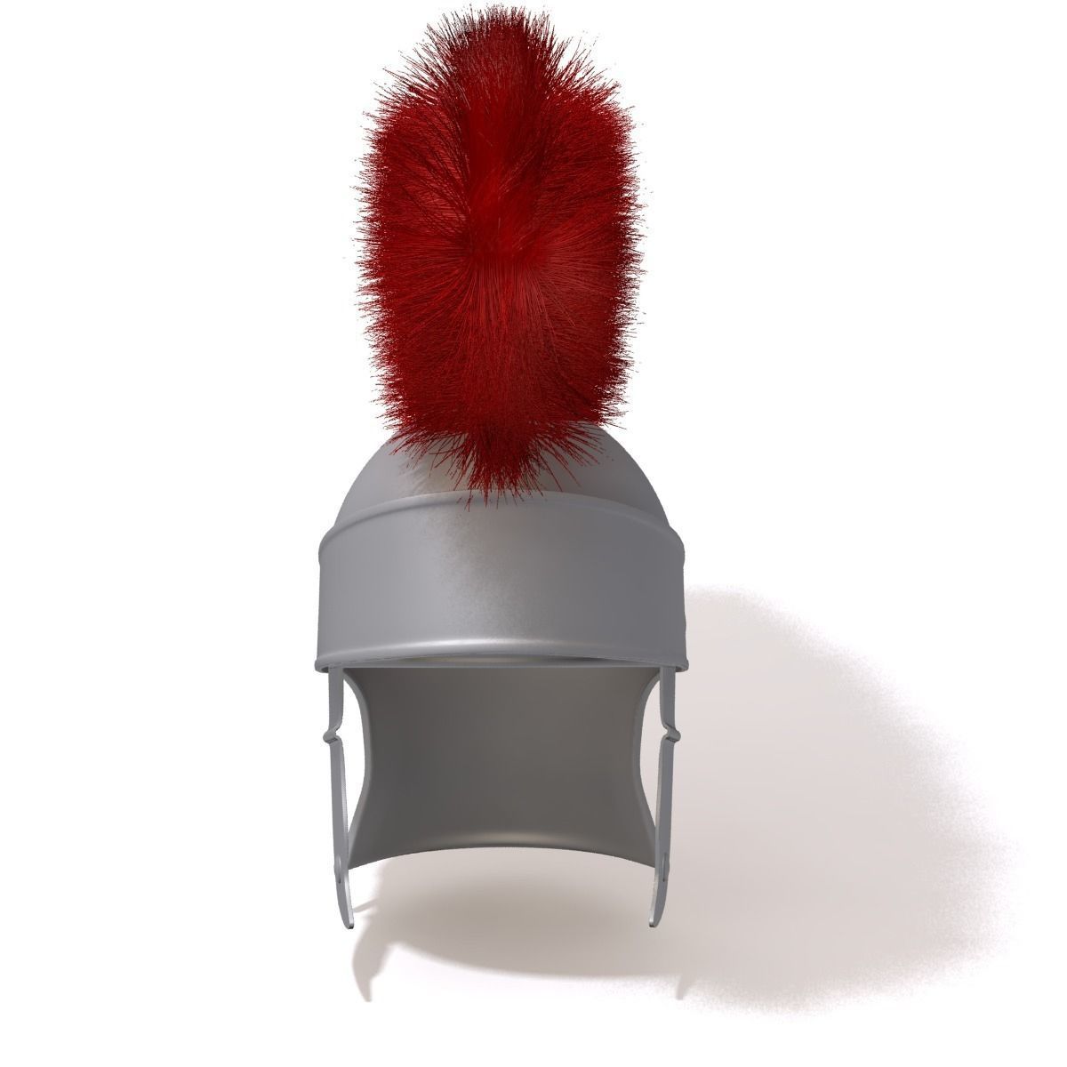 Roman helmet cartoon 3D model_1