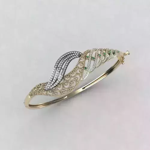 diamond bracelet with 1 15 mm diamonds ready for production