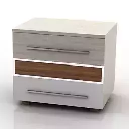 Bed side Table Free 3D model