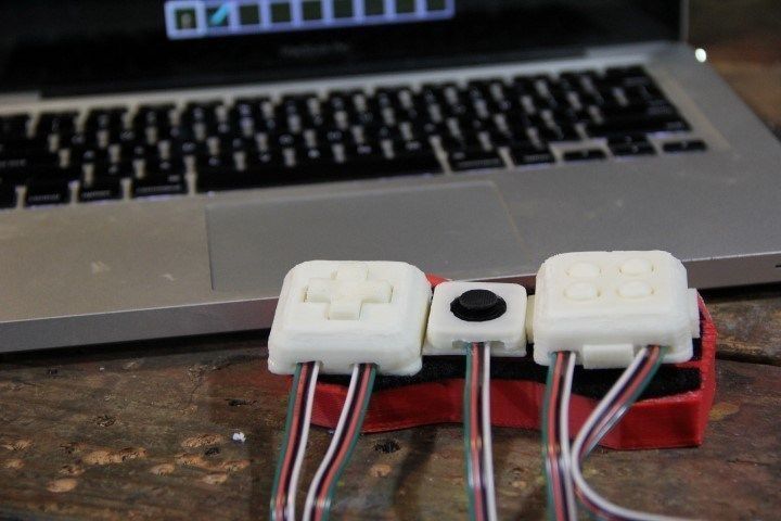 blank block shaped roughly like a game controller Free 3D print model_3