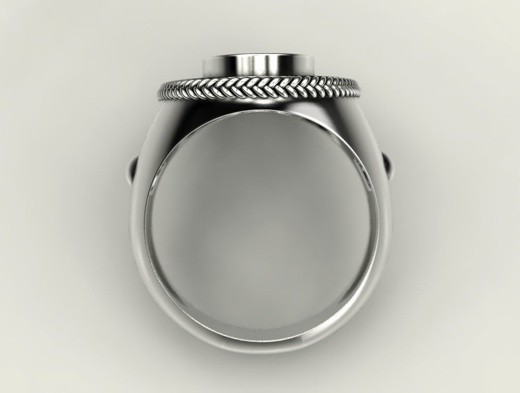 Ring dollar 3D print model_11