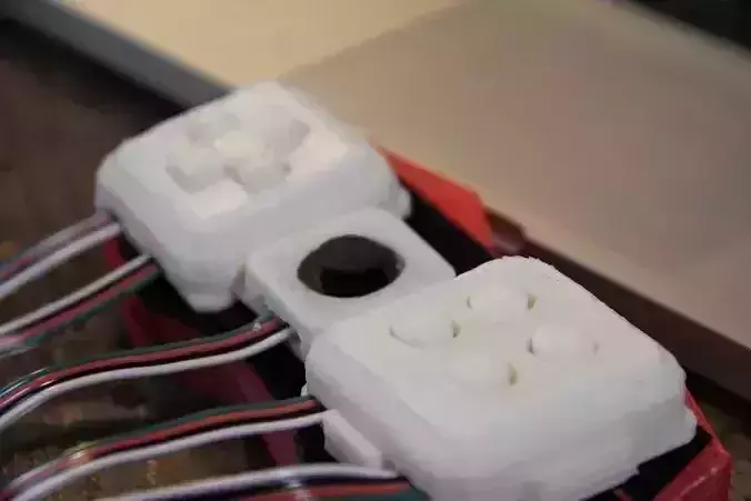 D-pad enclosure for 6mm momentary switches