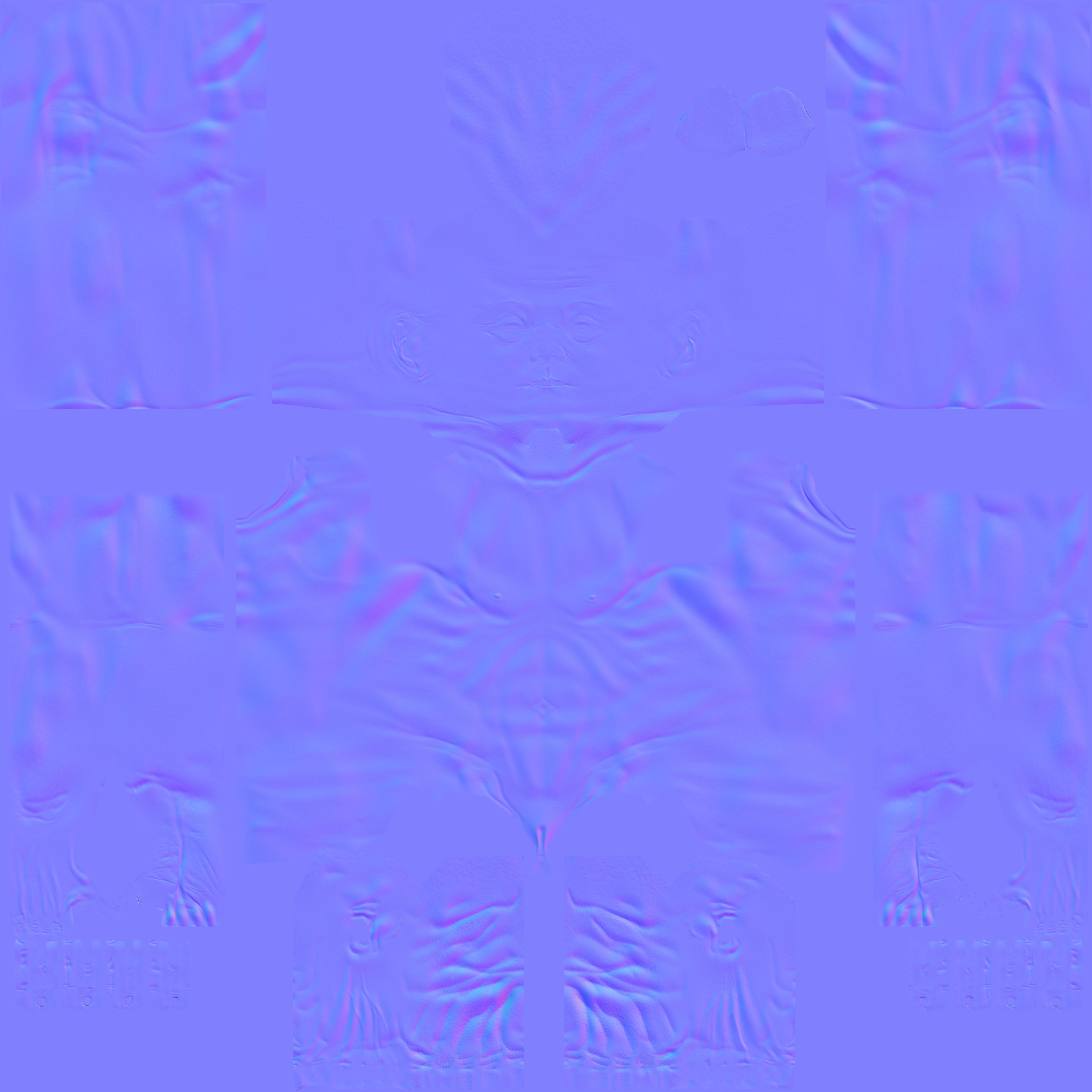 Mature Stage Fetus with Joints 3D model_15