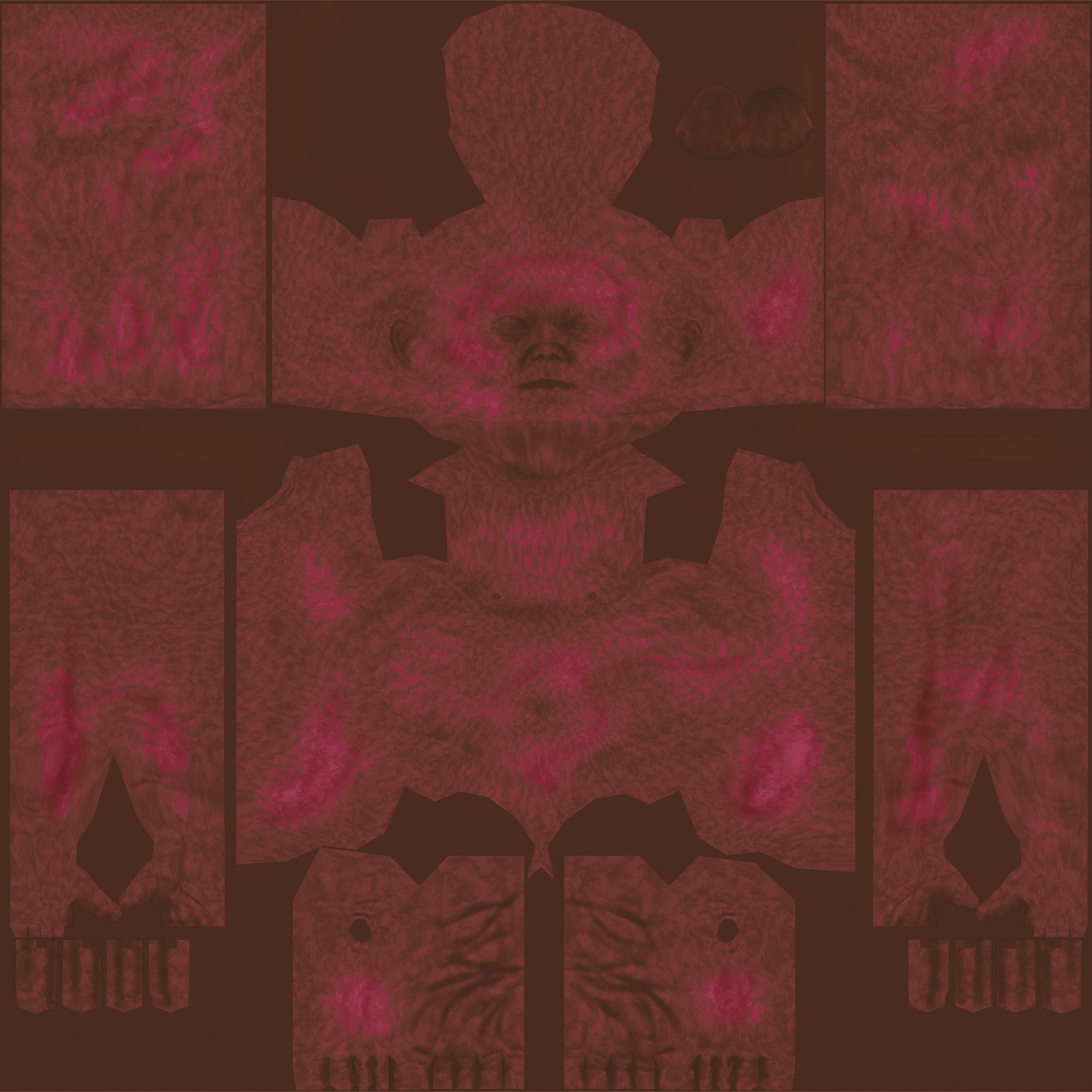 Mature Stage Fetus with Joints 3D model_14