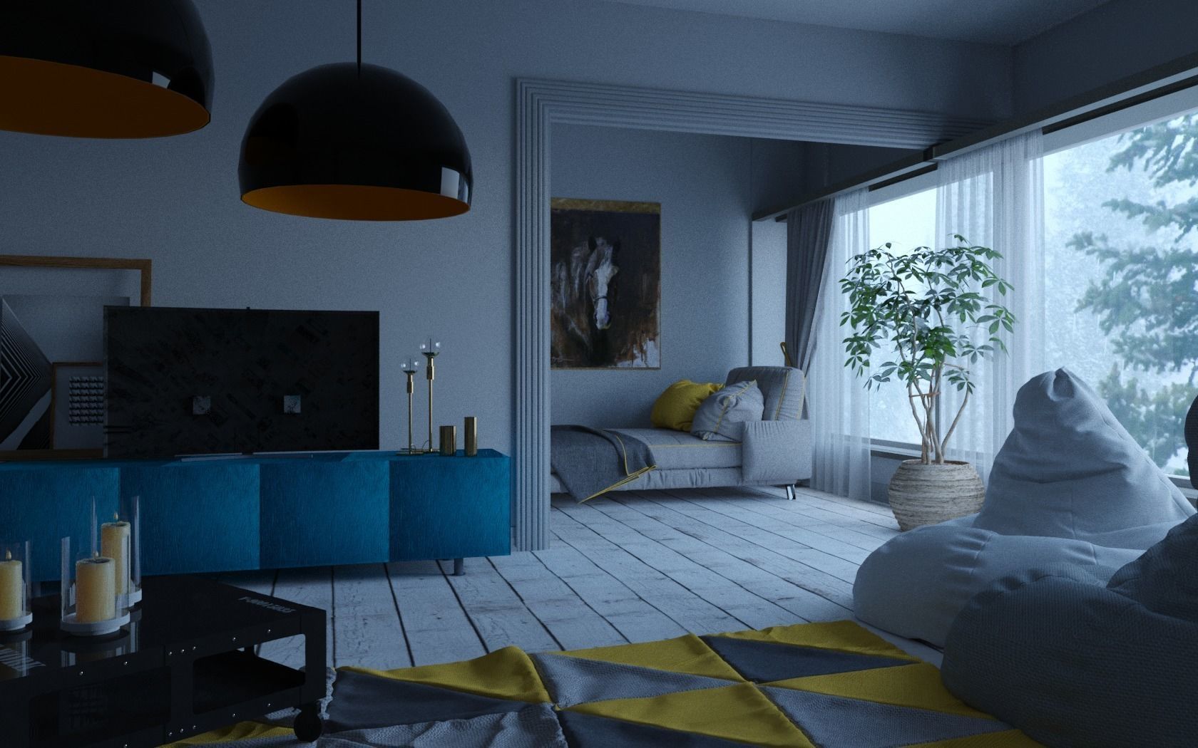 Living room 3D model | CGTrader