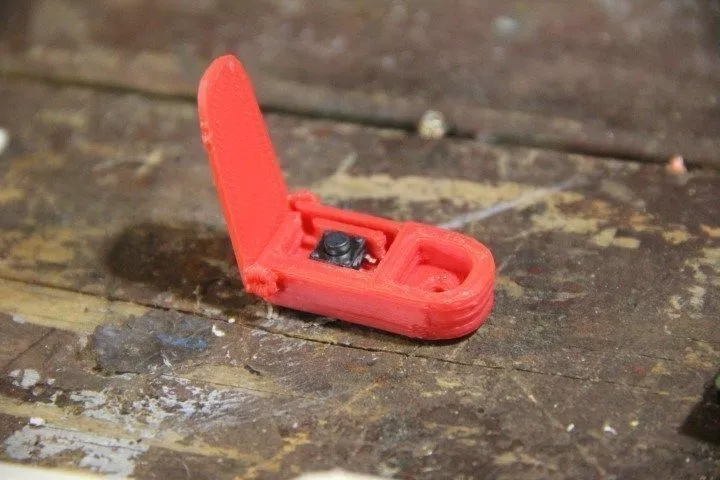 low pressure switch enclosure for 6mm momentary switch Free 3D print model