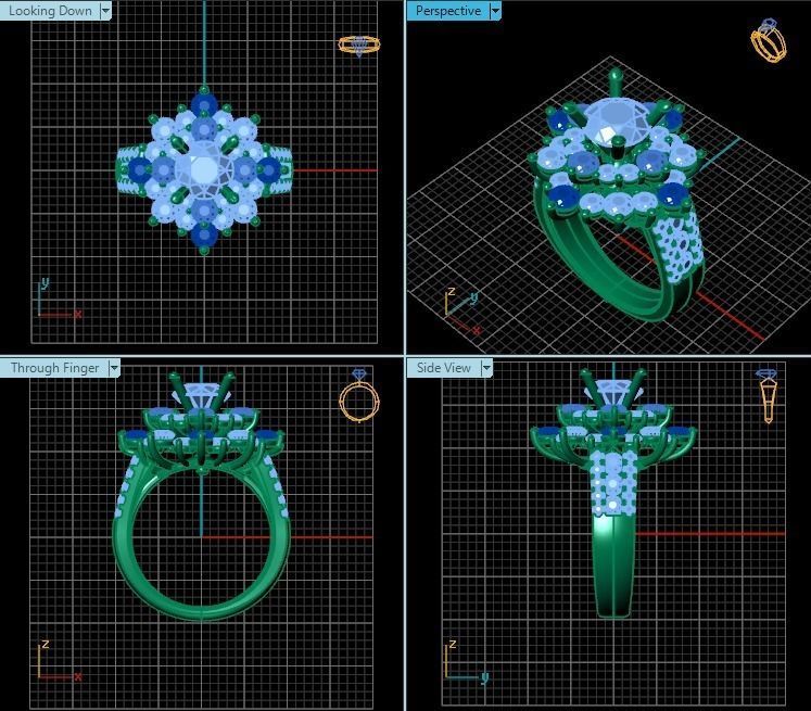 Ring T00448 3D print model_2