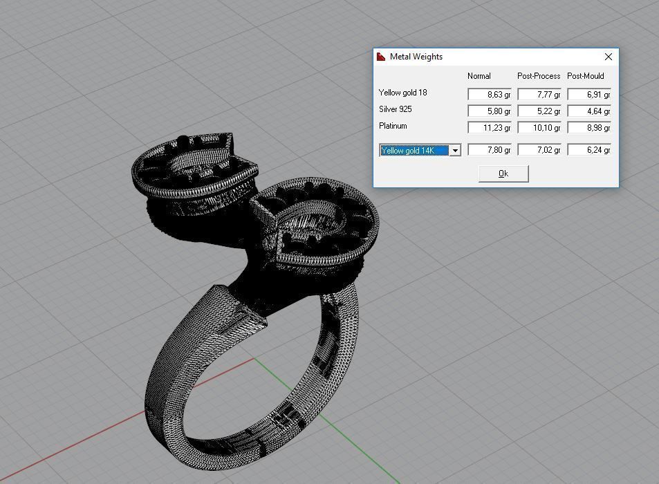 horse ring  3D print model_4