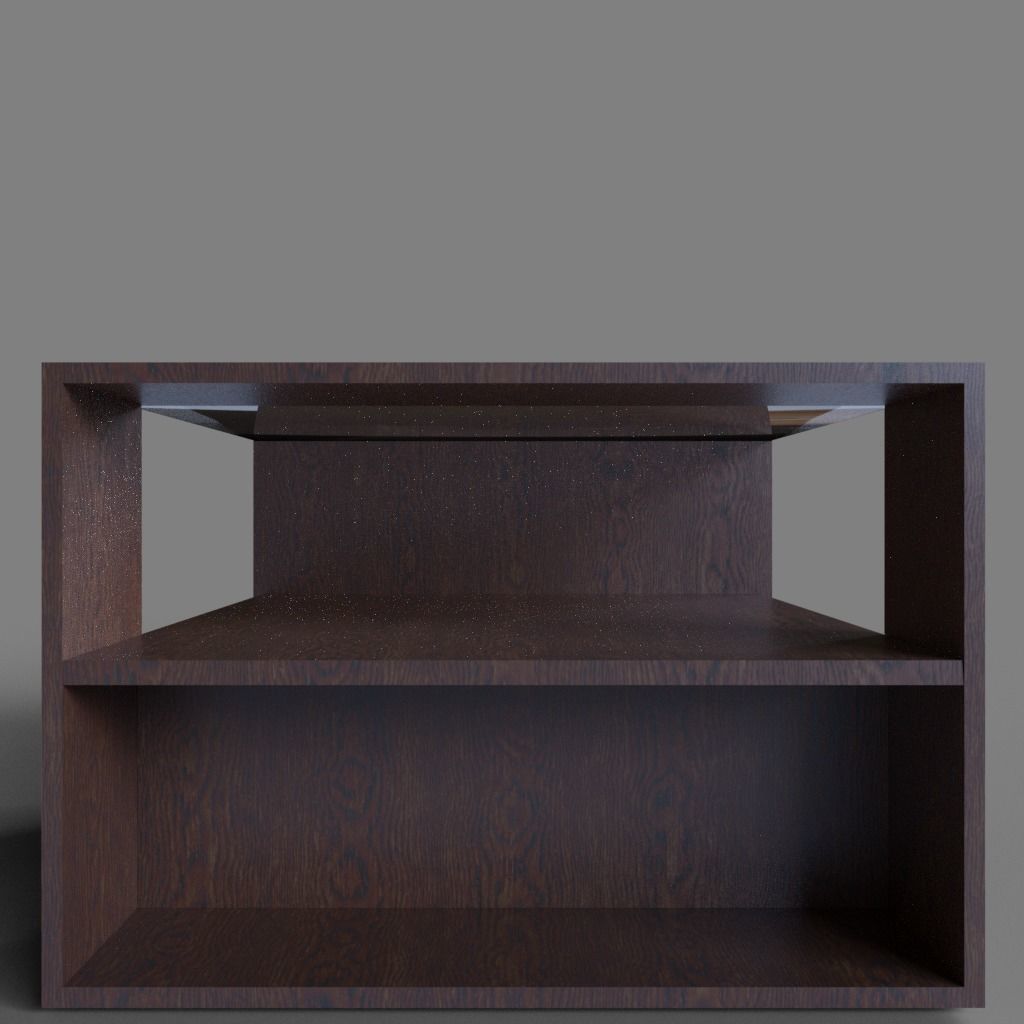 Coffee Table Free low-poly 3D model_2