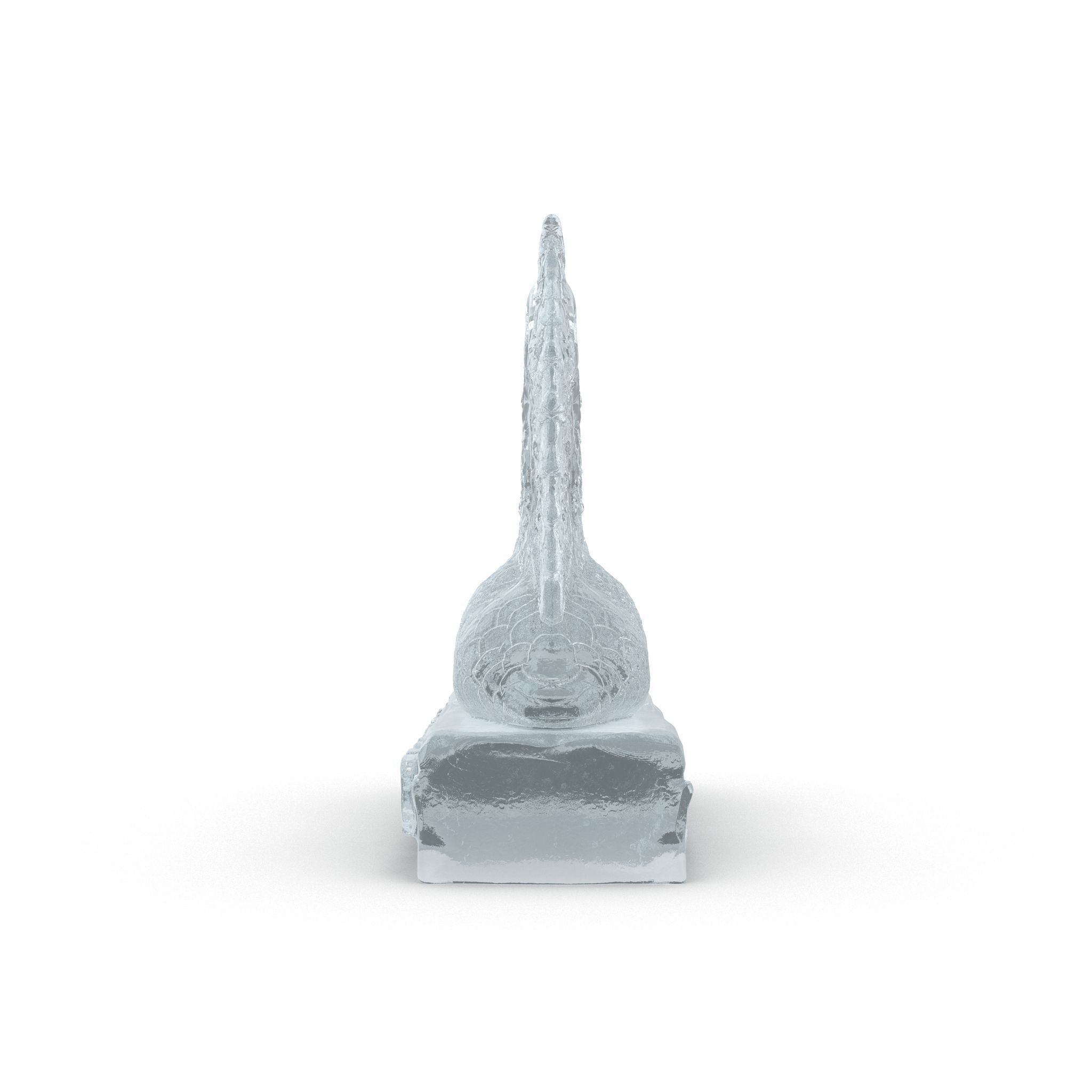 Ice Swan 3D model_2