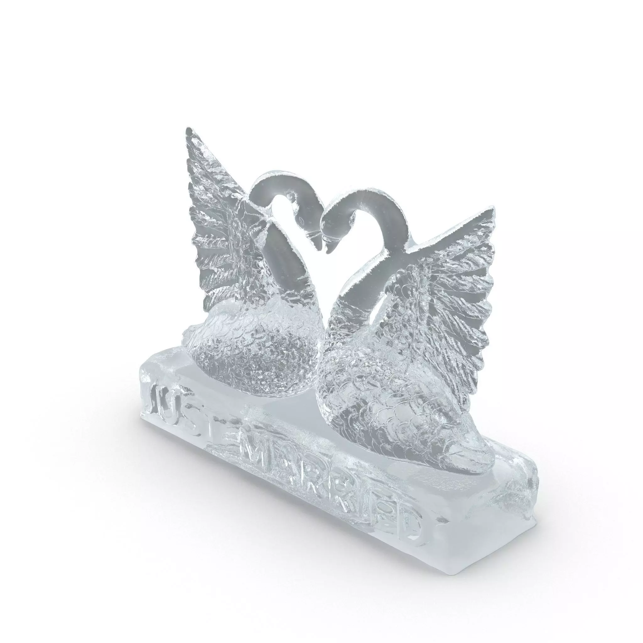 Ice Swan 3D model_0