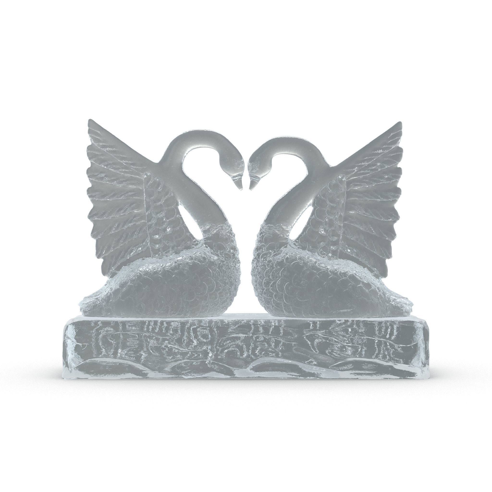 Ice Swan 3D model_5