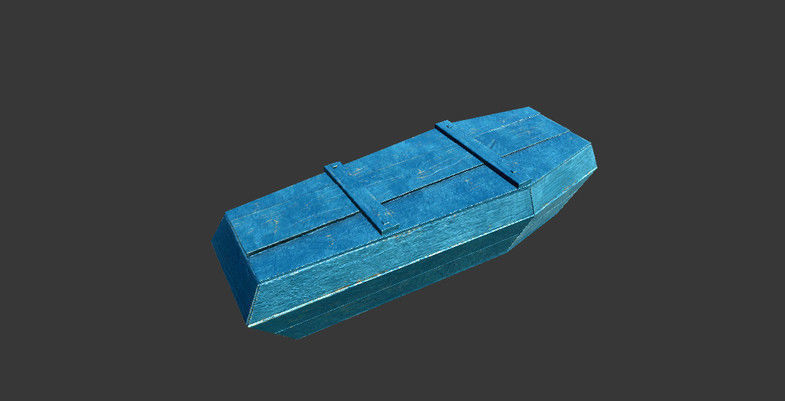 Coffins Pack Low-poly 3D model_3