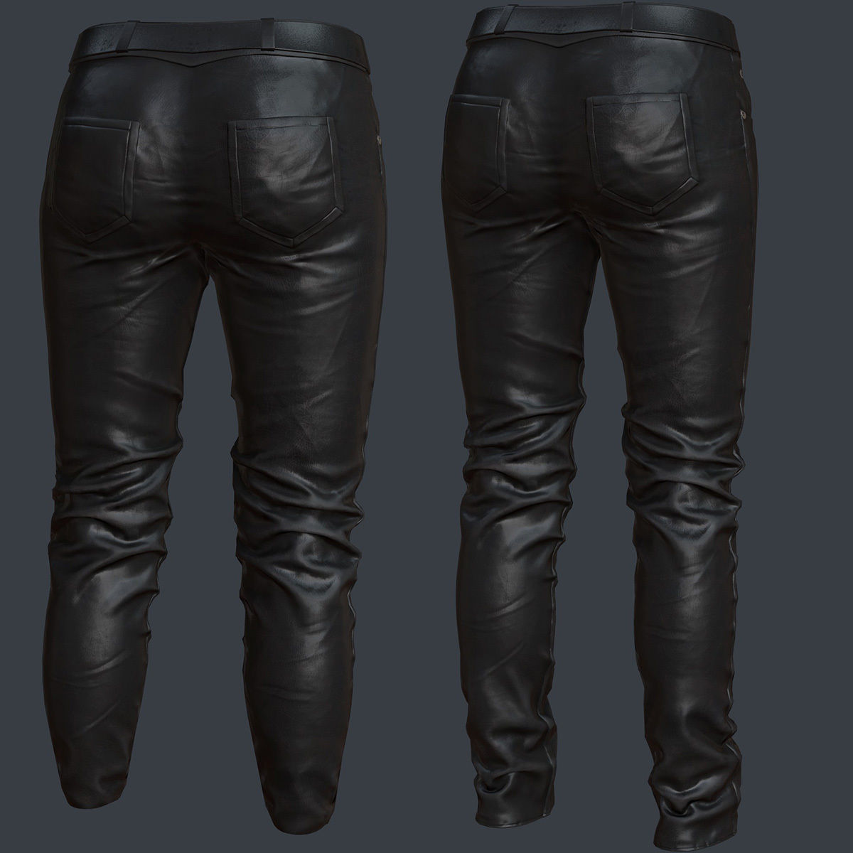 Female 1 - clothing 1 - Full Pack Low-poly 3D model_20