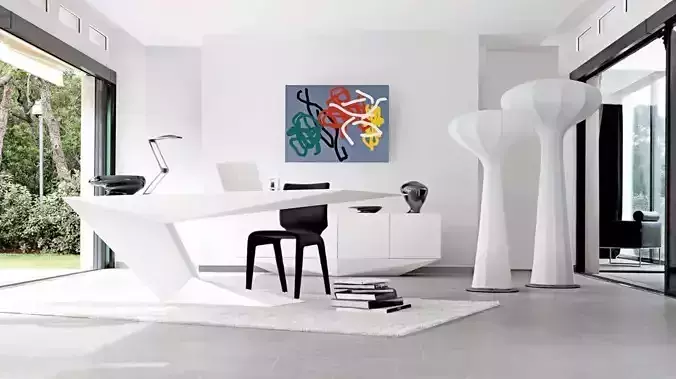 Future desk 3D print model