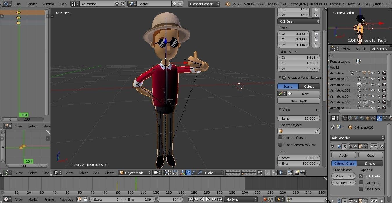 Motion Characters for presentations 3D model_6
