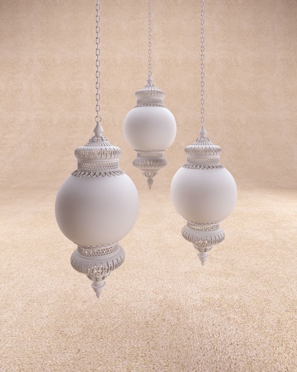 Turkish lamp 3D model_3