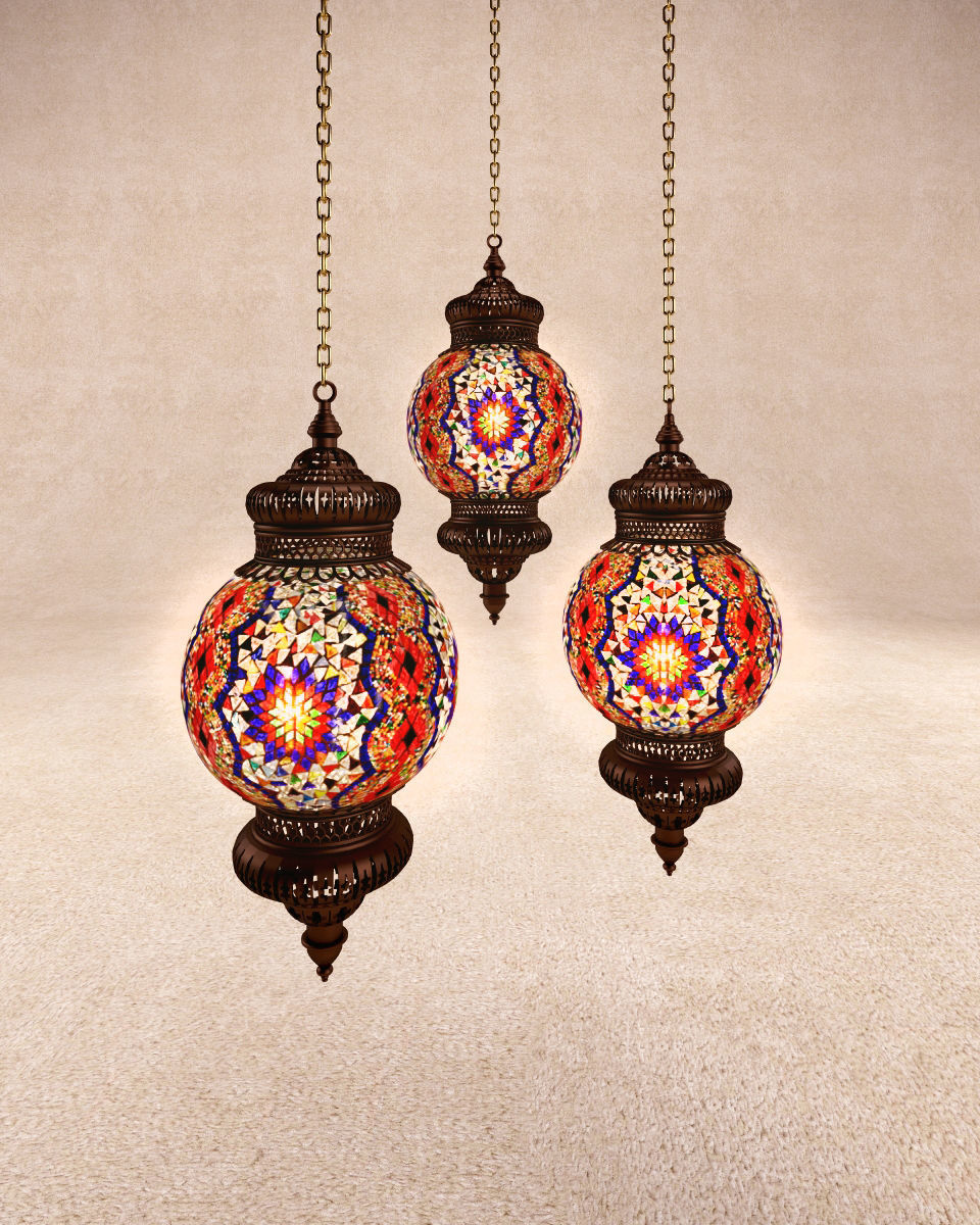 Turkish lamp 3D model_1