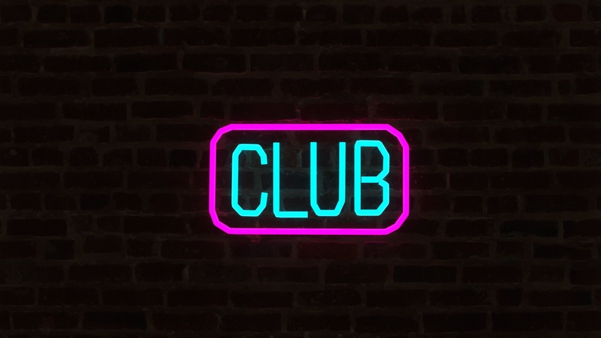 Neon Signs p2 - 15 Assets Low-poly 3D model_15