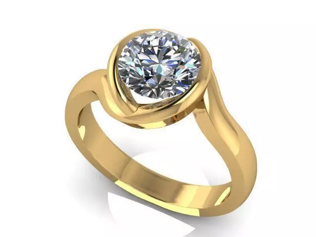 Ring T00451 3D print model_0