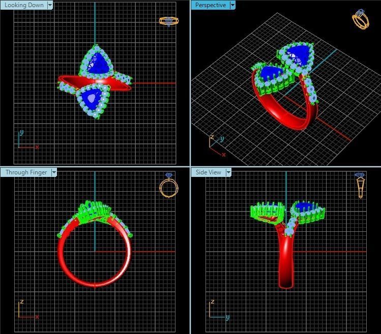 Ring T00454 3D print model_2