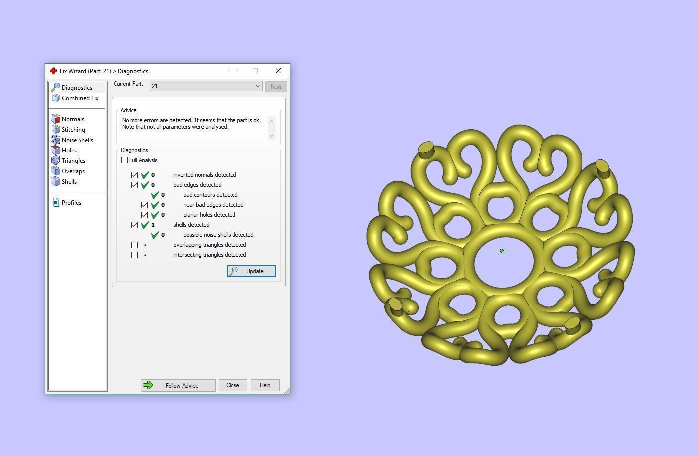 Diamond Earrings 3D print model_8