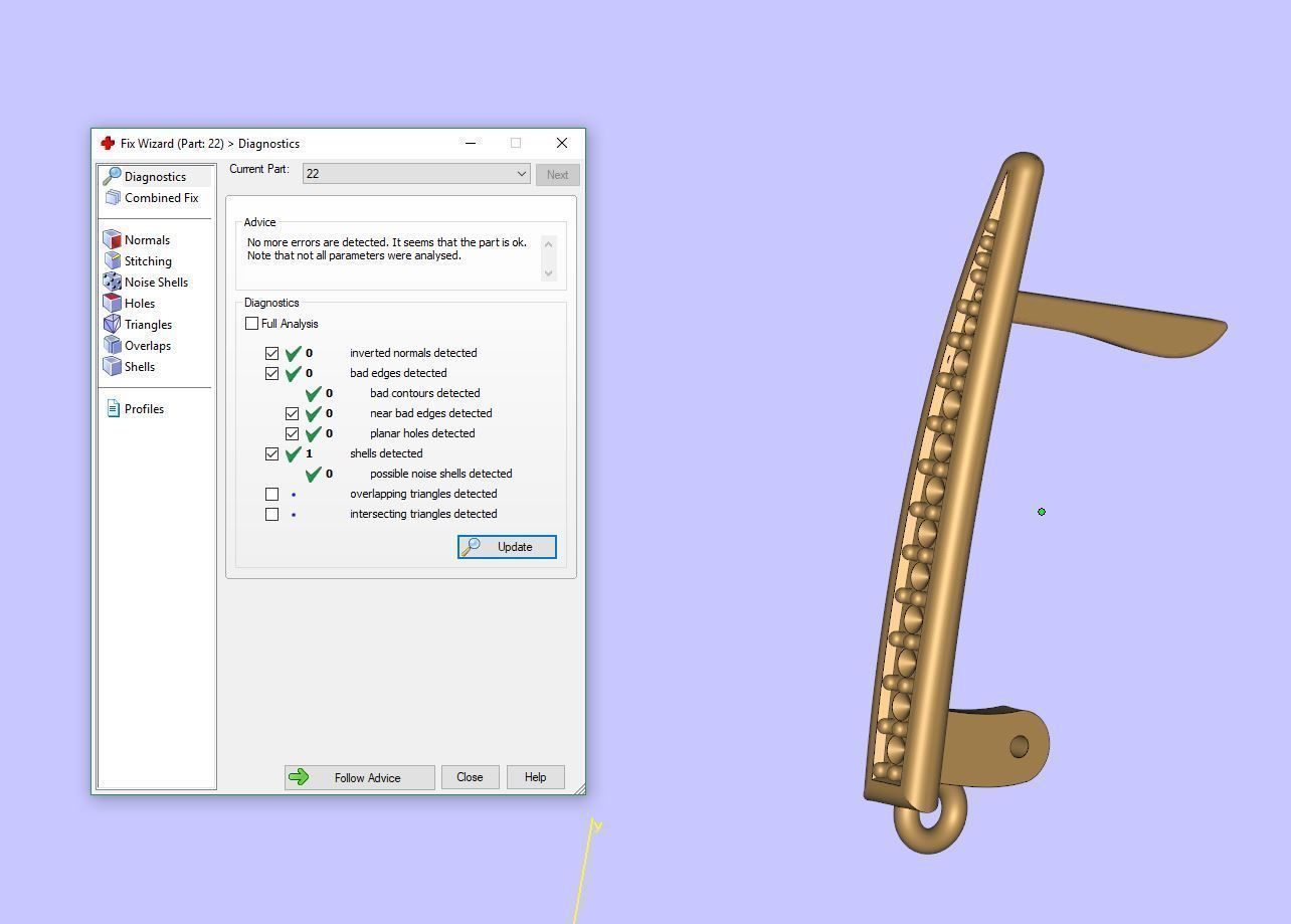 Diamond Earrings 3D print model_9