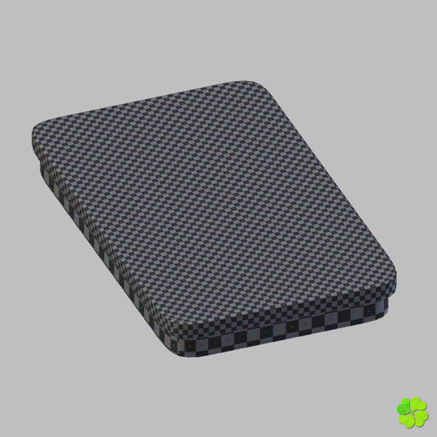 Earrings and bracelet with display box rigged low poly Low-poly 3D model_61