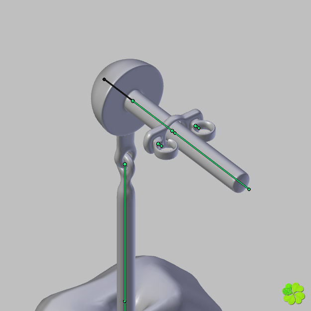 Earrings and bracelet with display box rigged low poly Low-poly 3D model_69