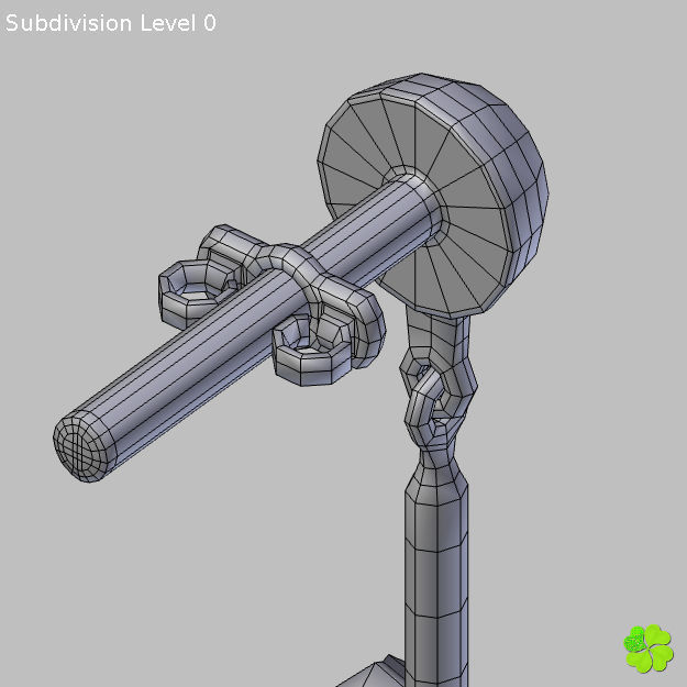 Earrings and bracelet with display box rigged low poly Low-poly 3D model_40