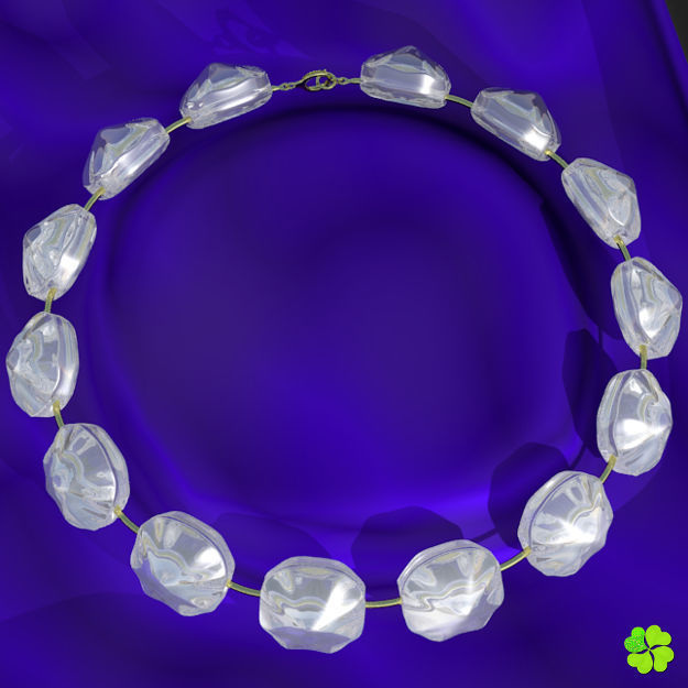 Earrings and bracelet with display box rigged low poly Low-poly 3D model_20