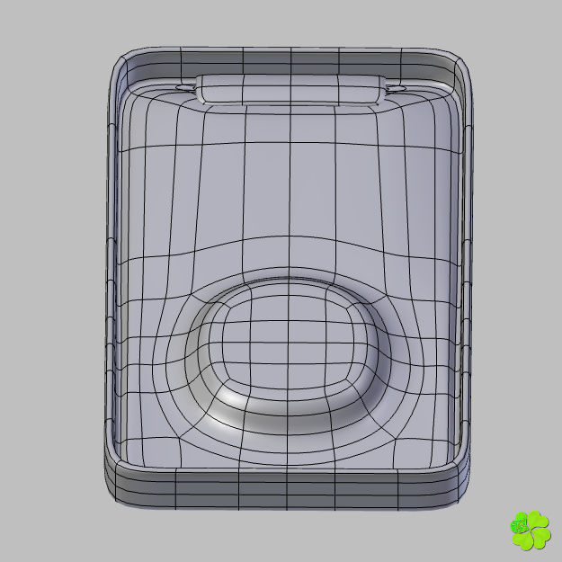 Earrings and bracelet with display box rigged low poly Low-poly 3D model_50