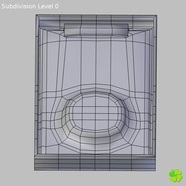 Earrings and bracelet with display box rigged low poly Low-poly 3D model_51