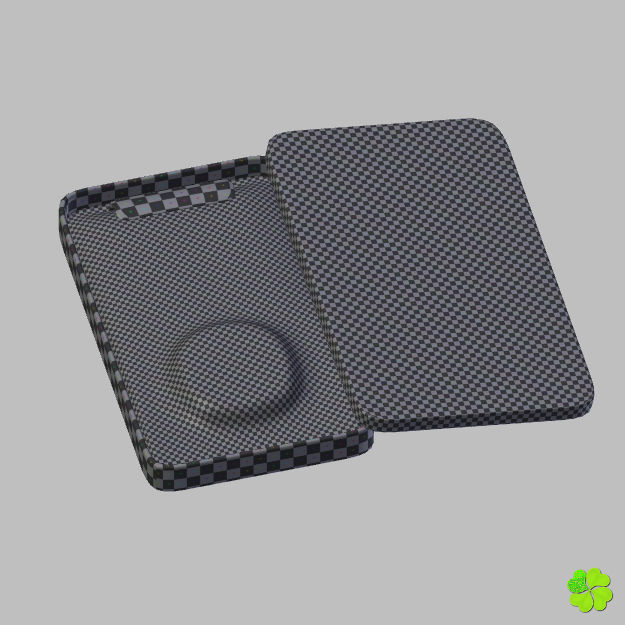 Earrings and bracelet with display box rigged low poly Low-poly 3D model_63