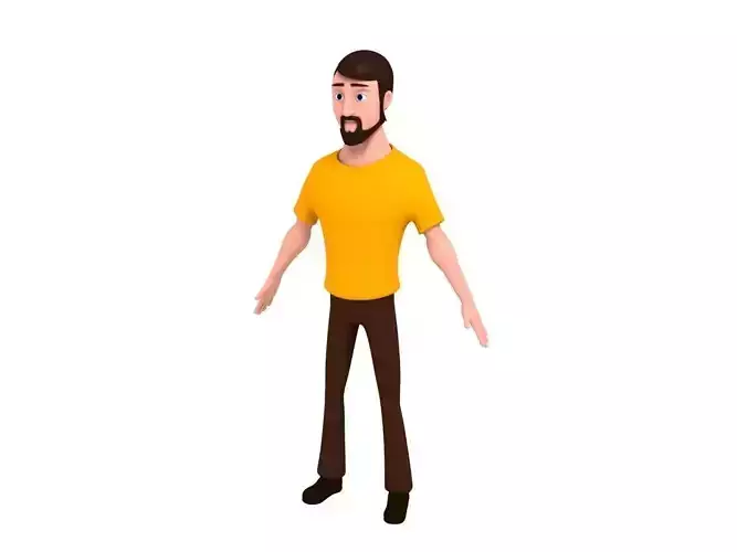Cartoon Man 3D model