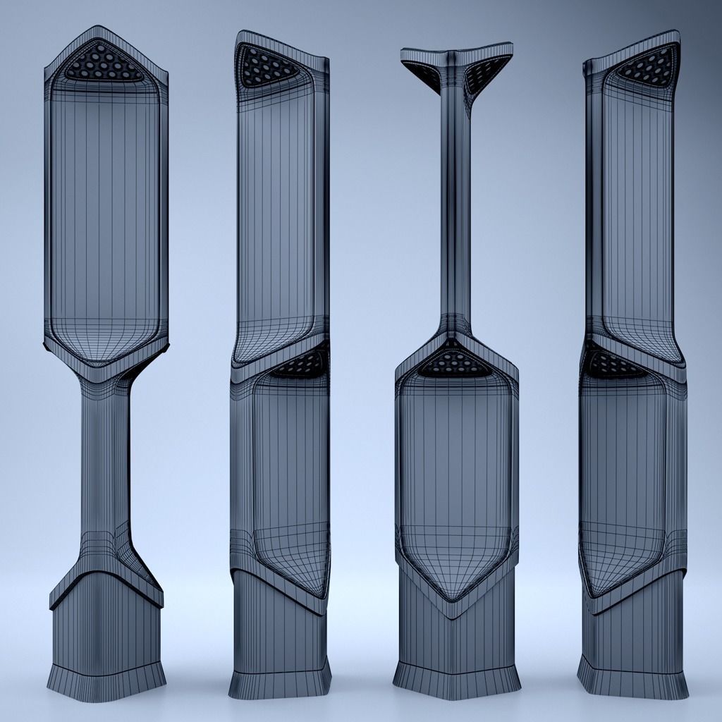 Sci-fi Information Kiosk 3D model_5