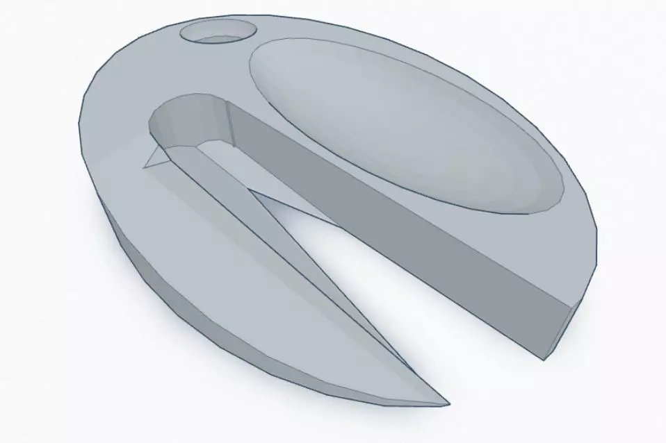 Letter Opener 3D print model_0