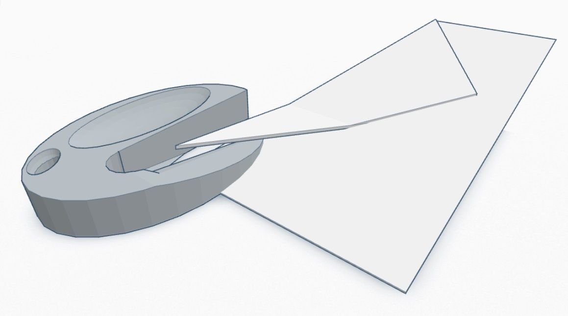 Letter Opener 3D print model_4
