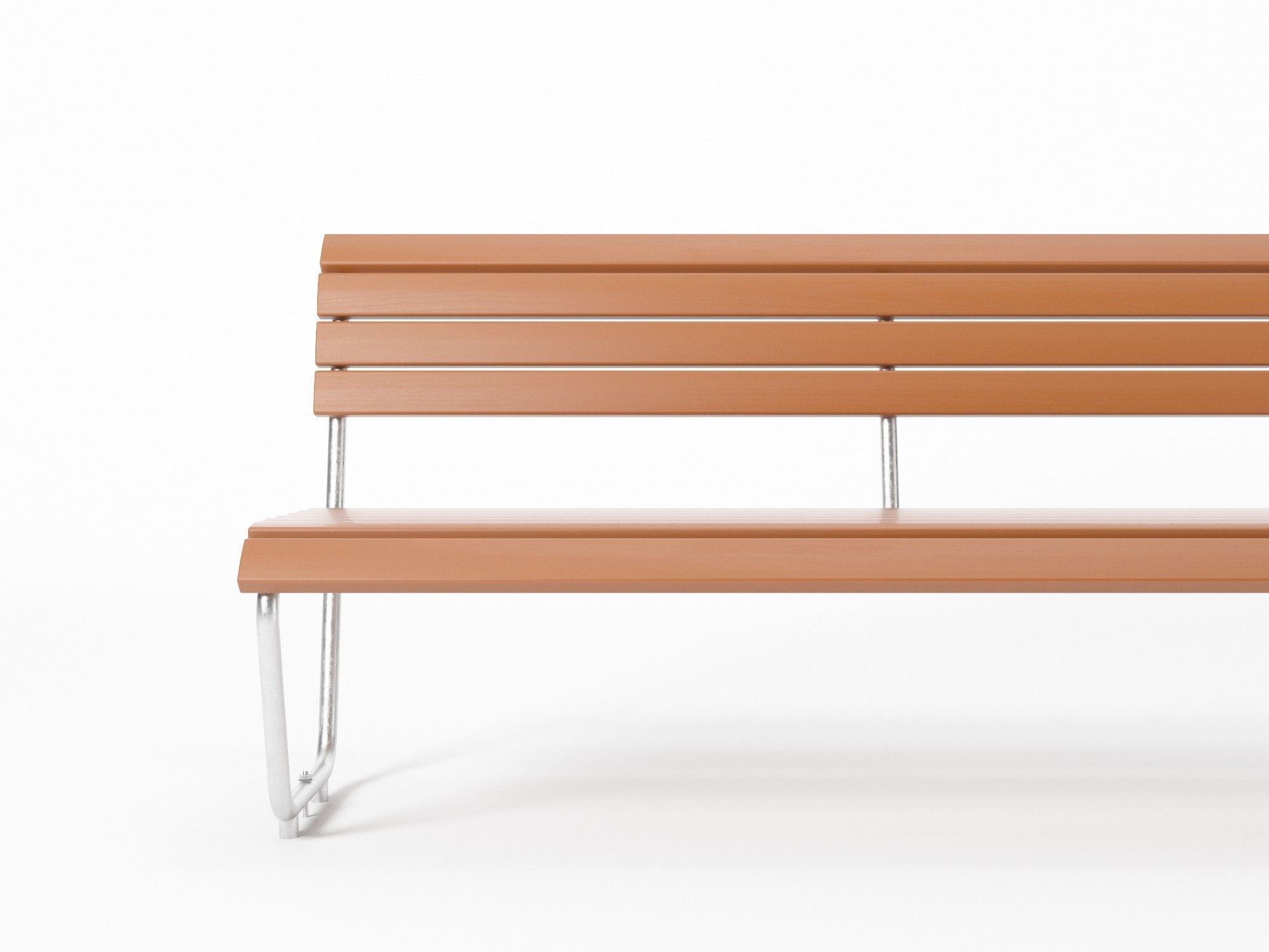 Swiss Park Bench 3D model_10