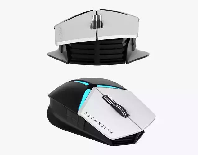 Dell Alienware Elite Gaming Mouse AW958 3D model