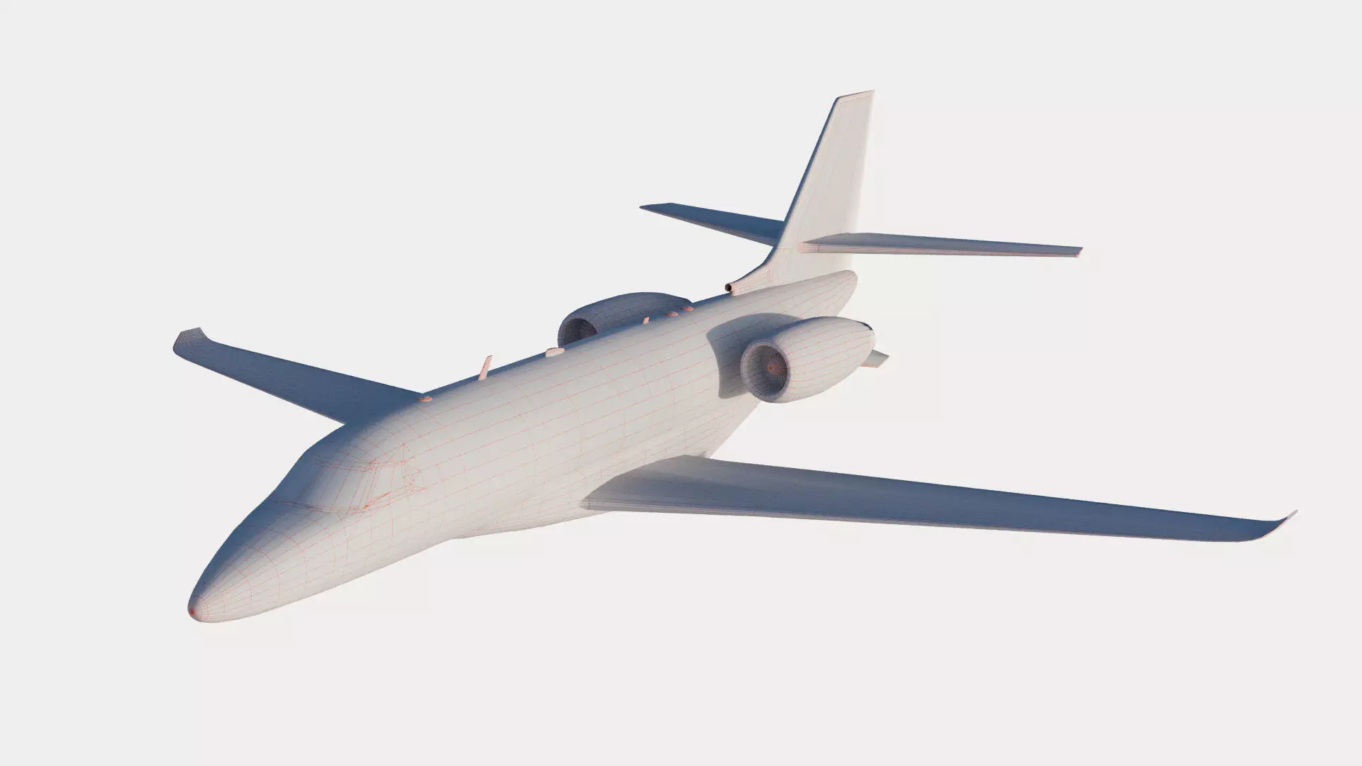 Cessna Citation Jet  Low Poly Optimized 3D Exterior with 4K PBR Low-poly 3D model_4