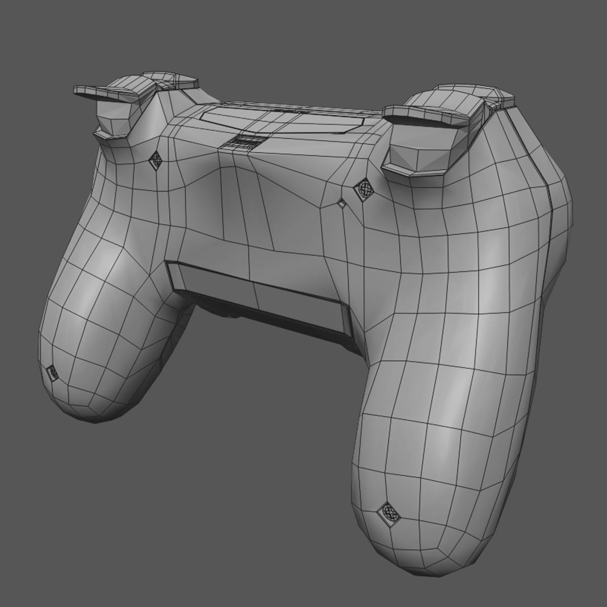 Sony PlayStation PS4 PRO Controller Low-poly 3D model_12