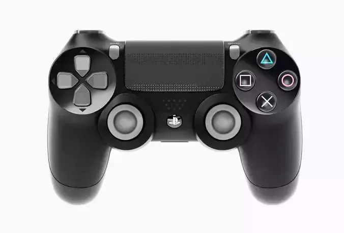 Sony PlayStation PS4 PRO Controller Low-poly 3D model