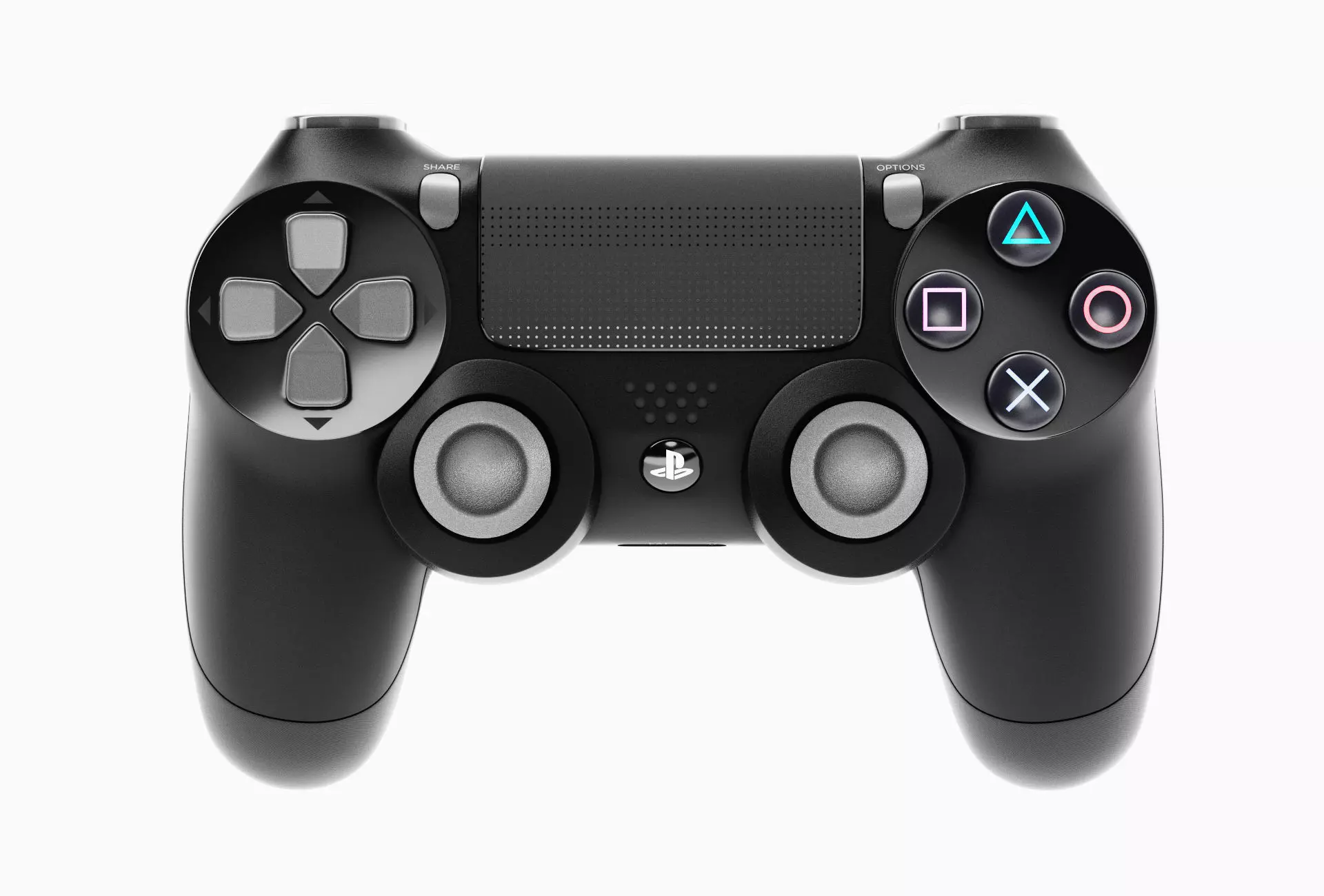 Sony PlayStation PS4 PRO Controller Low-poly 3D model_0