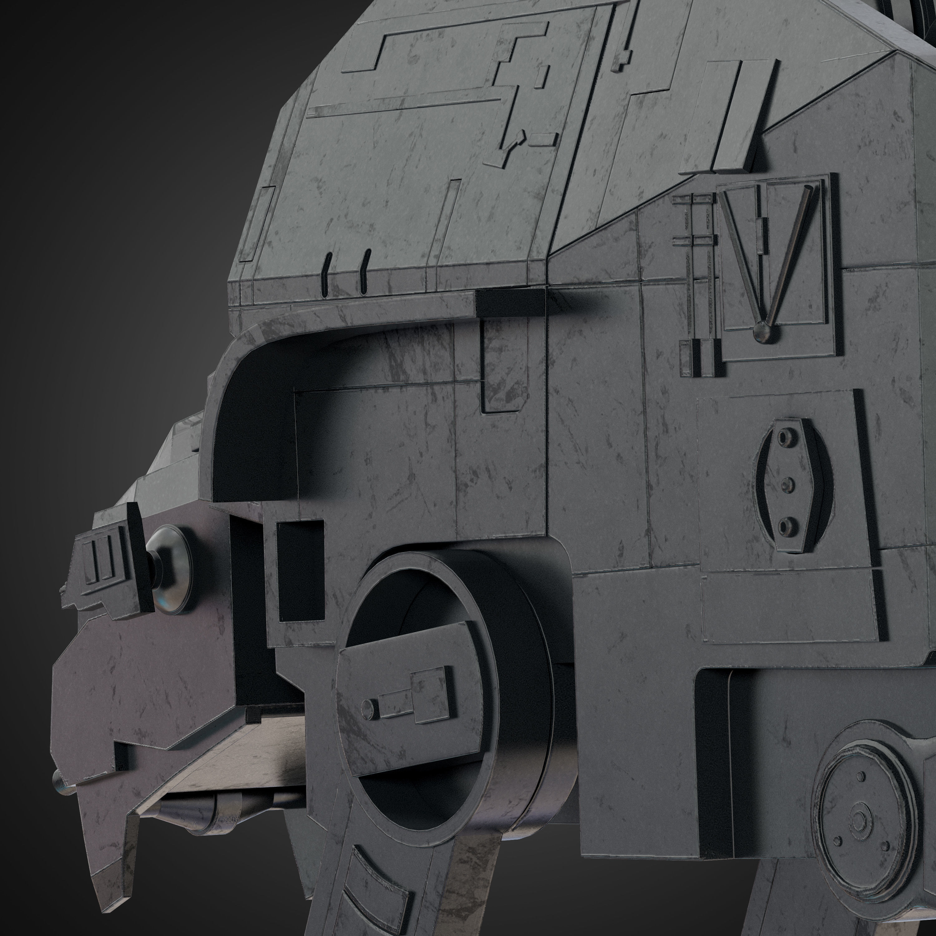 AT-M6 Star Wars All Terrain MegaCaliber Six RIGGED 3D model_12